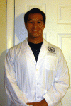 I just couldn't wait to try on my lab coat!