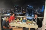 Having hotpot in our backyard