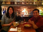 Irene and I at Momi Ramen in Miami