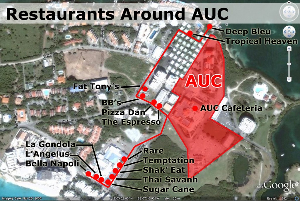 Places to Eat Around AUC « Diary of a Caribbean Med Student