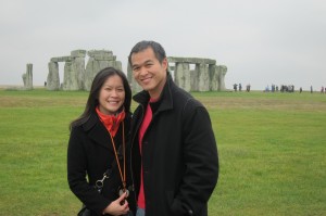 Irene and I at Stonehenge